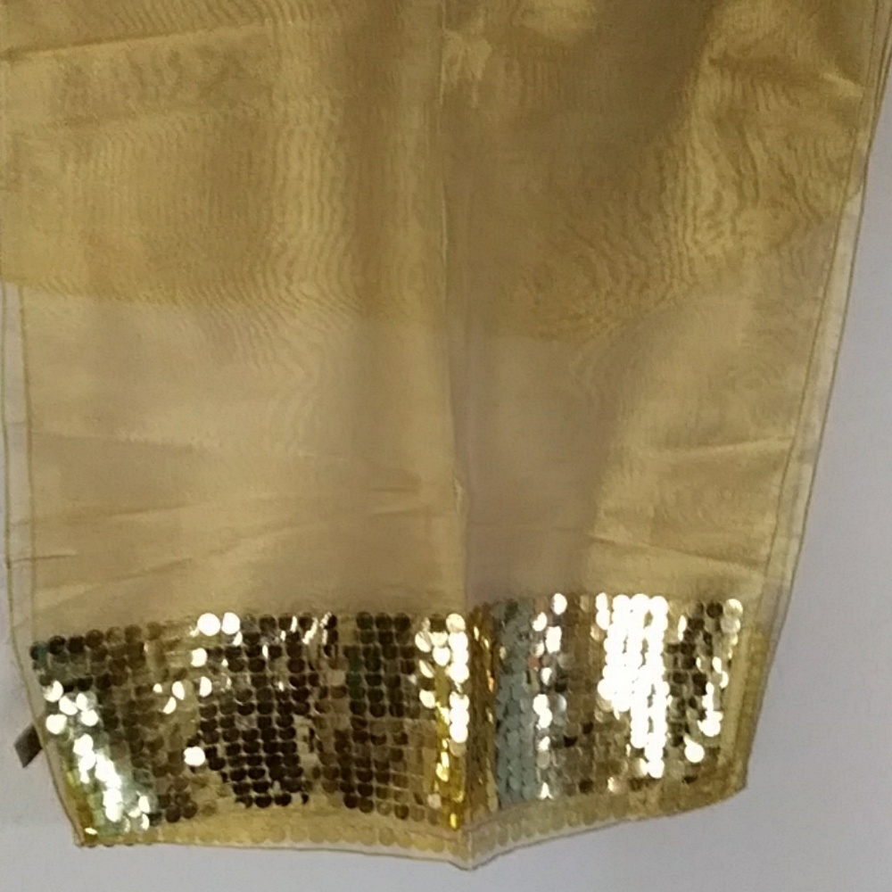 Vintage Gold Long Shawl